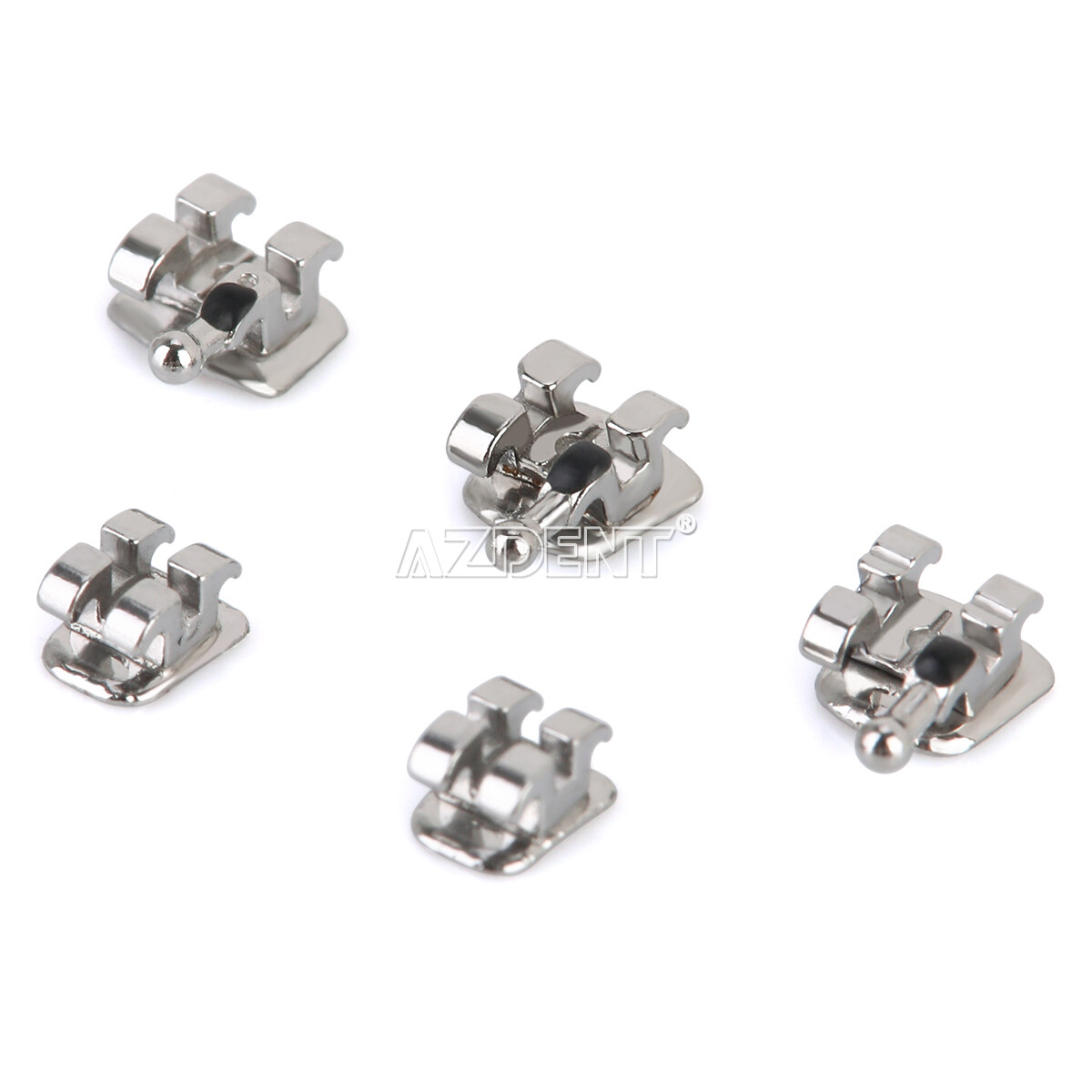 AZDENT Dental Orthodontic Arch Wires/Brackets Braces Mini Roth/MBT 022 Hooks 345