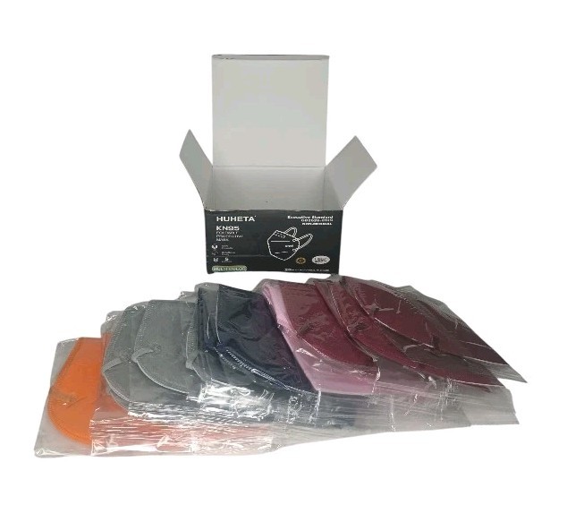 HUHETA KN95 Face Mask 20 Pack, 5-Ply Breathable & Comfortable Multi-Color