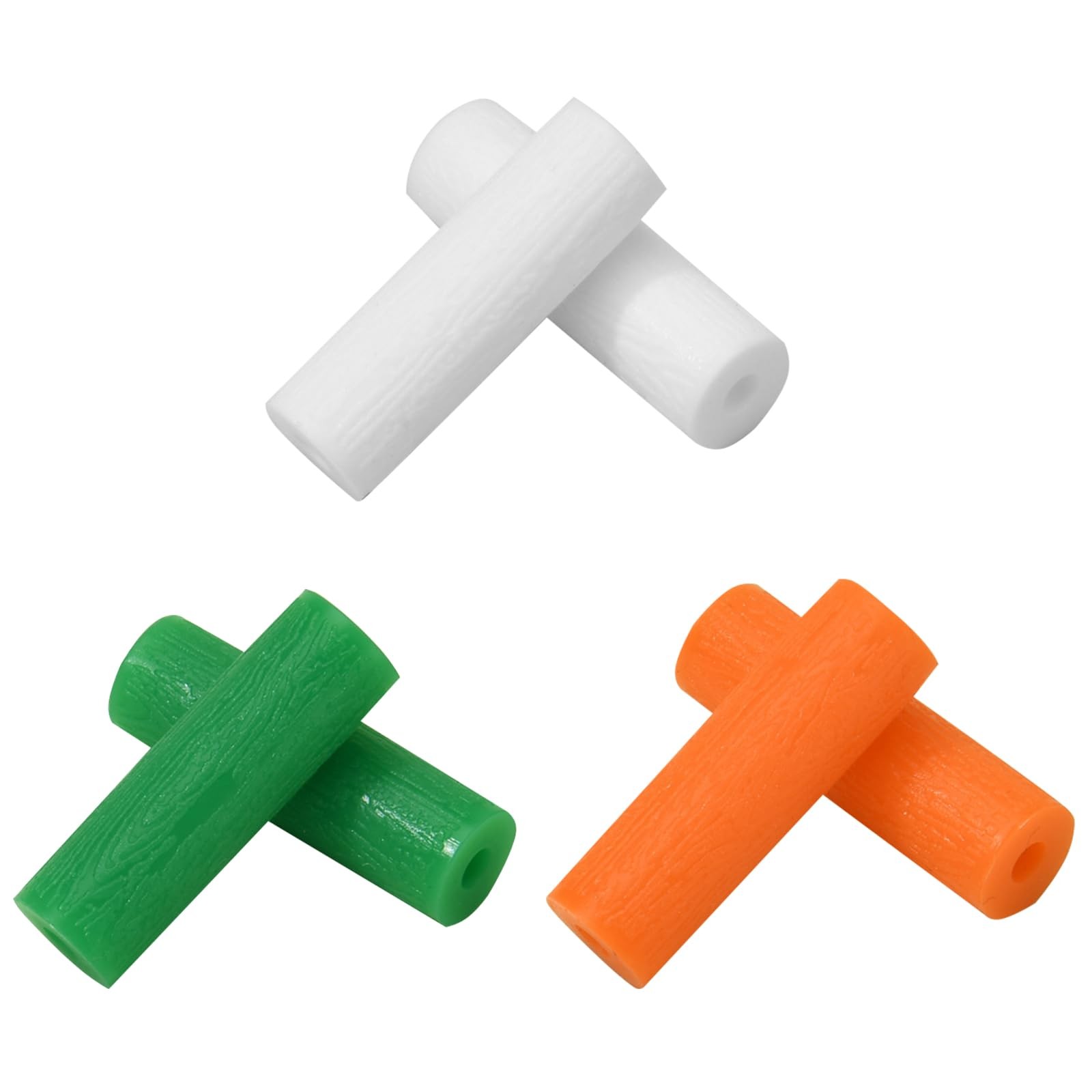 6-Pack Orthodontic Chewies in 3 Styles, Multi-Colored Non-Slip Multicolor