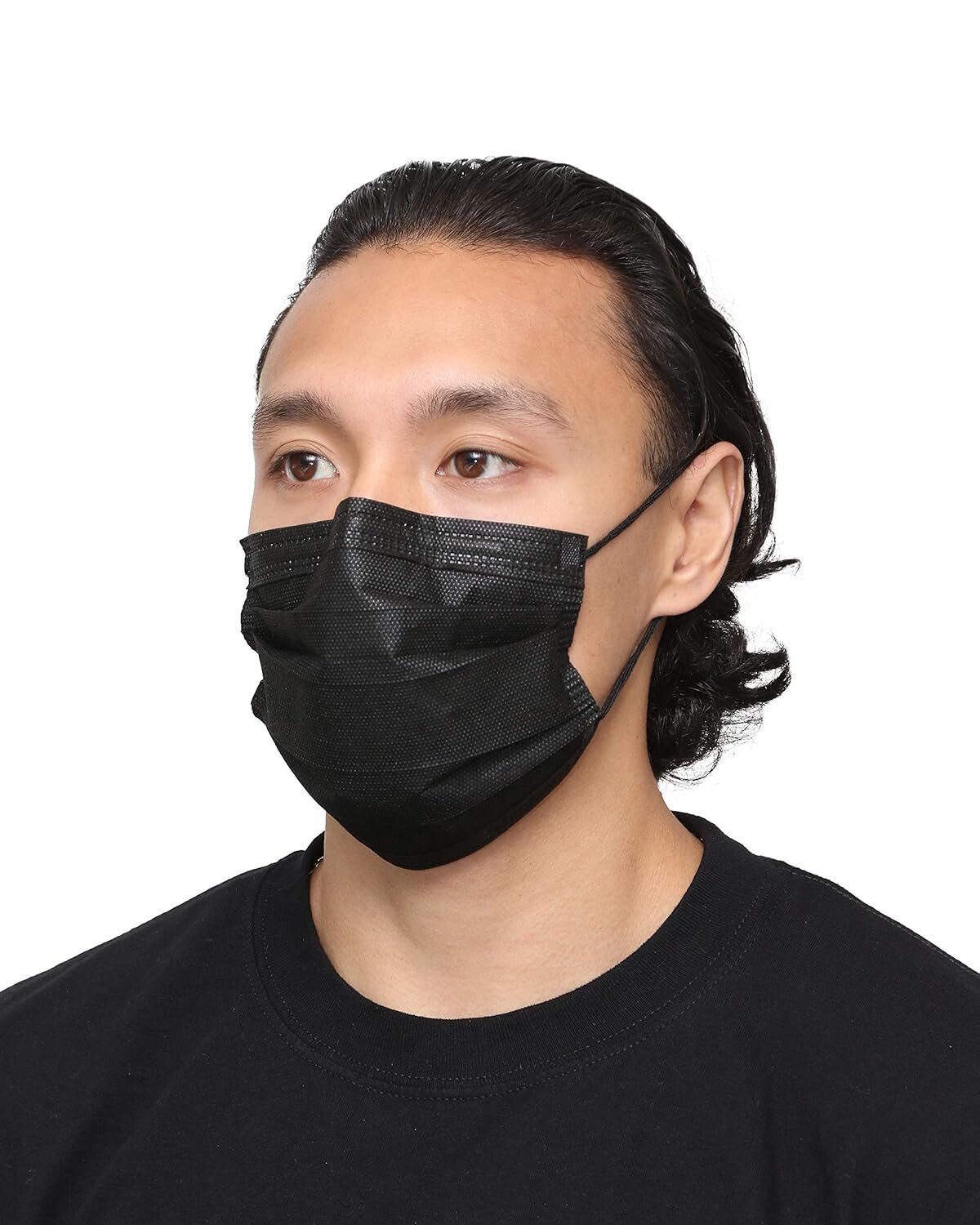50 Cranberry USA Cranberry S3160K S3+ Earloop Face Mask 3-Ply Disposable Black