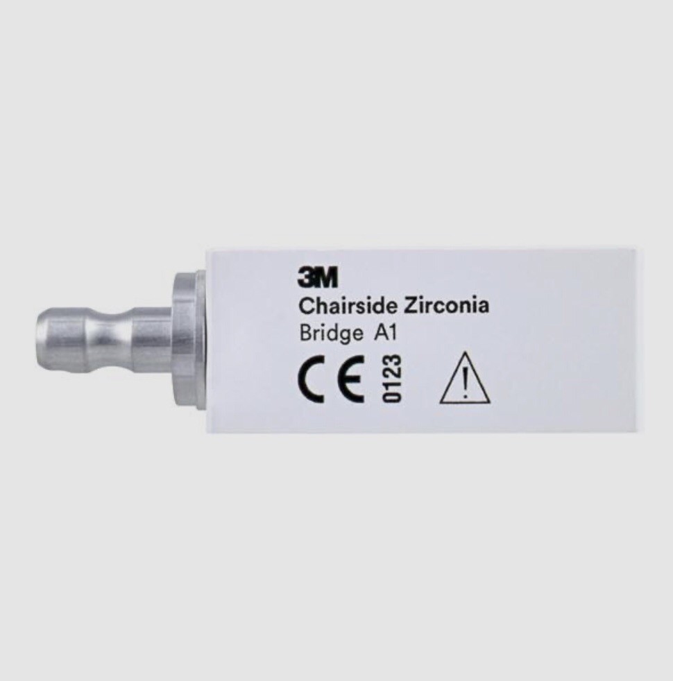 3M CHAIRSIDE ZIRCONIA BRIDGE BLOCKS 3 PER BOX SHADE A-1