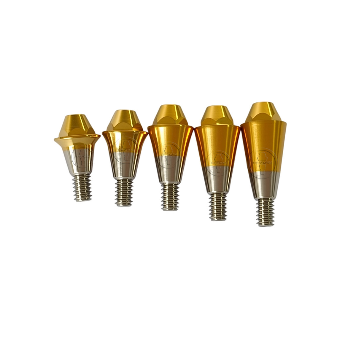 20 pcs Multi unit Straight abutment Mu Abutment fit to Osstem TS Mini Regular