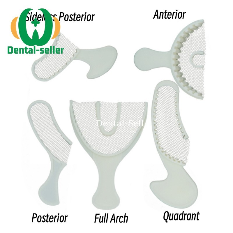 Dental Bite Registration​ Impression Triple Trays Disposable with Net Tray F/A/P