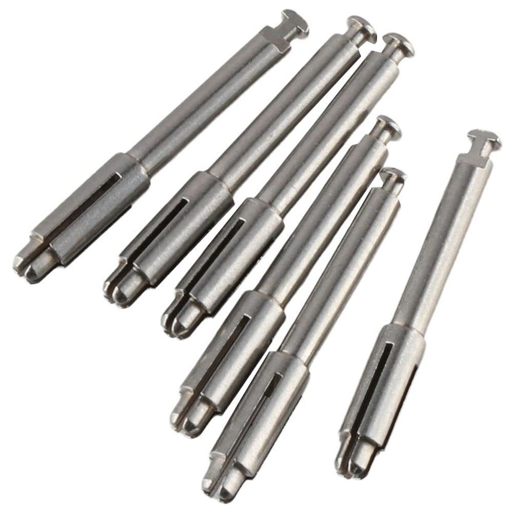 6pcs Dental Mandrel Soflex Type Disc Fit Shank for Polishing Disk,Stainless S…
