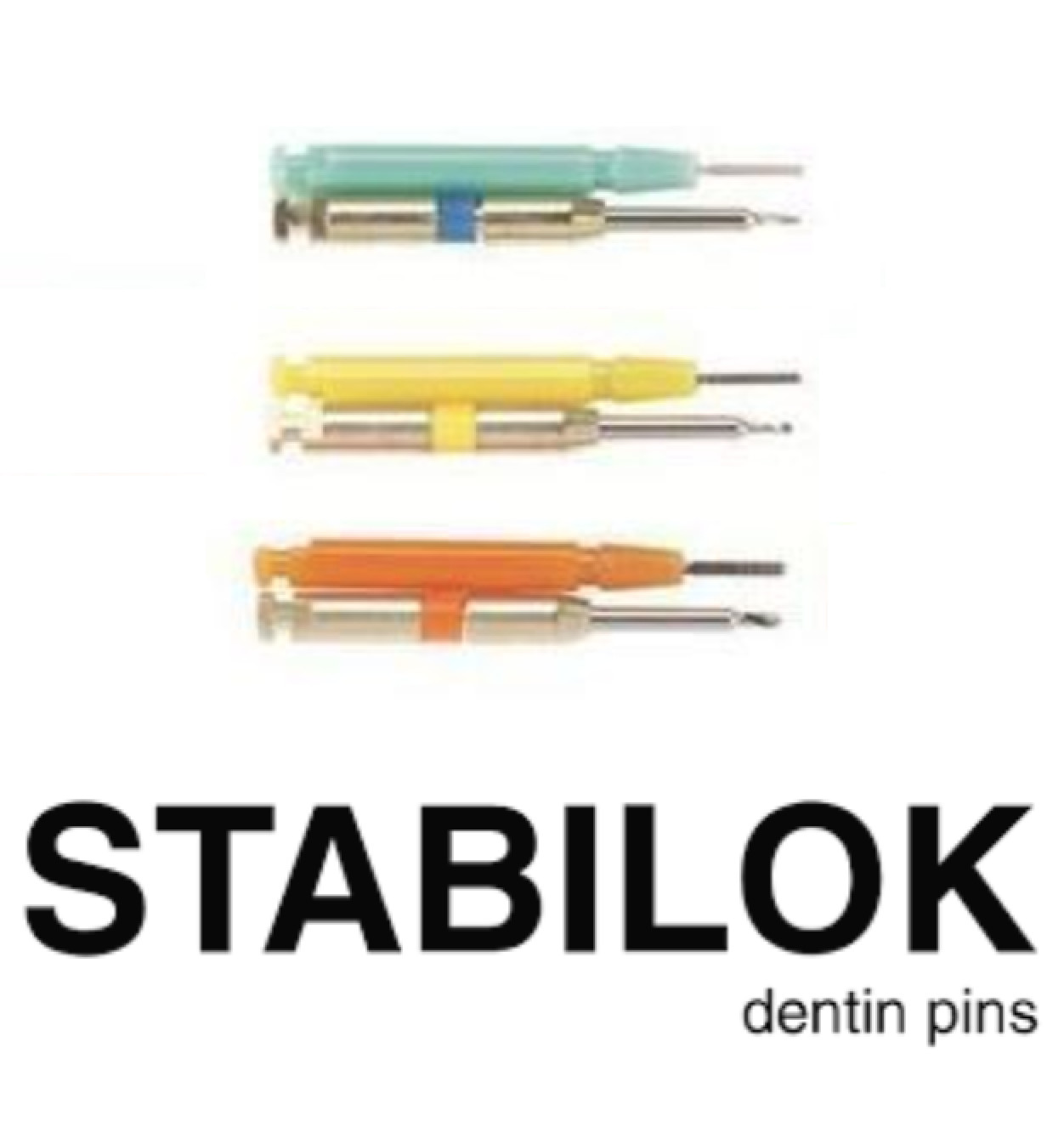 Fairfax Dental Stabilok Titanium Drill Orange 1/Pk Green 1/Pk Blue 1/Pk 3pk lot
