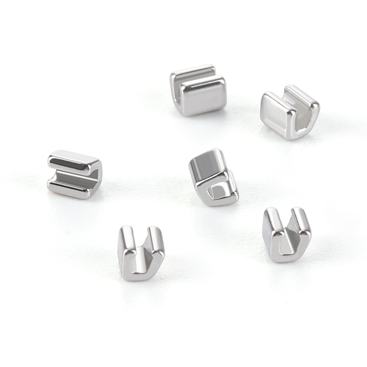 100pcs AZDENT Dental Orthodontic Stainless Steel Brackets Crimpable Hook Stops