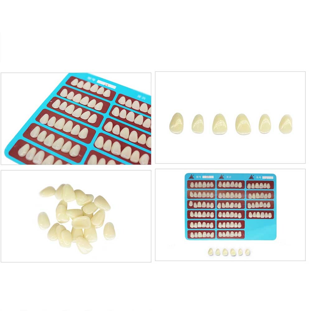 96PCS/Card Dental Tooth Veneer Anterior Resin Thin Teeth Veneers Porcelain 23#A2