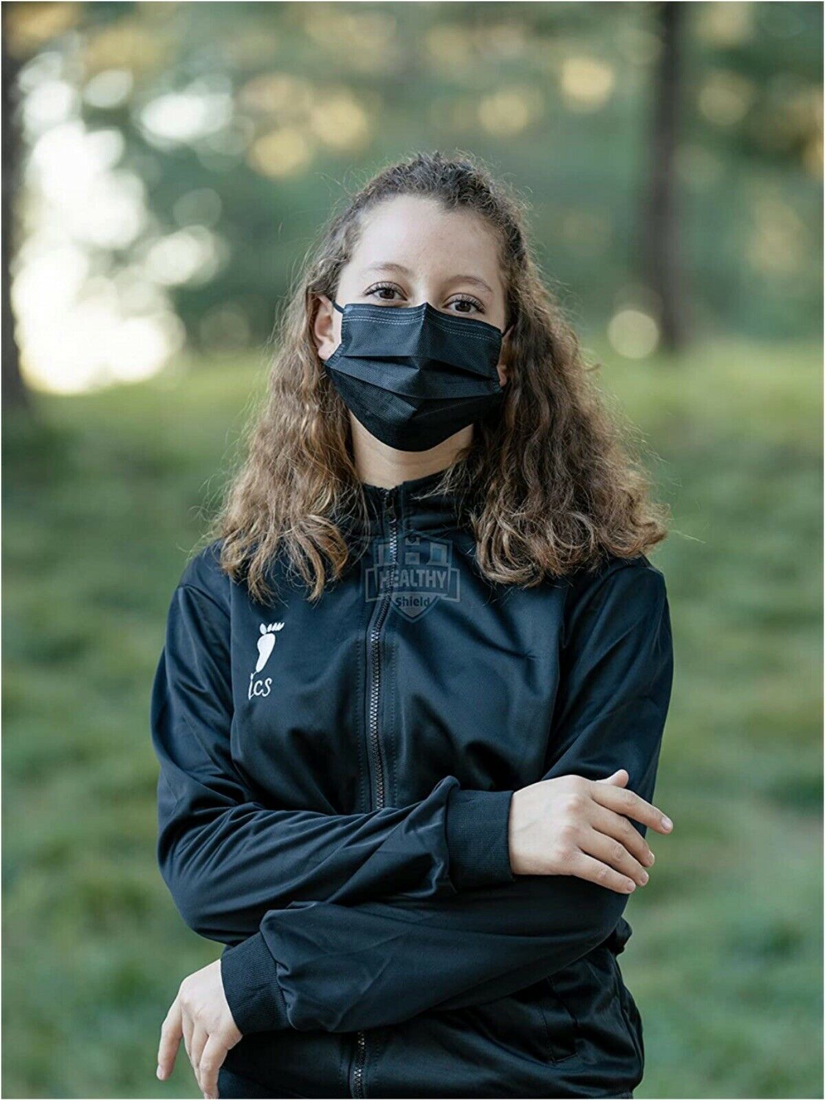 Healthy Shield 50pcs Disposable 3-Ply Safety Face Mask