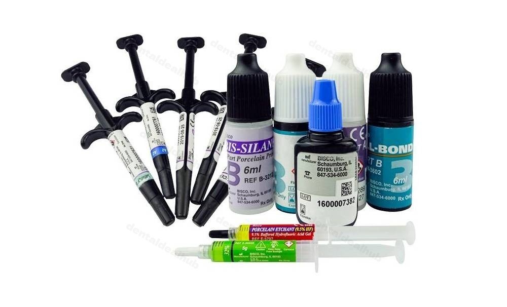 BISCO Choice 2 Starter Kit C-3900K Veneer Cement 5 Syringes Light Cure Dental