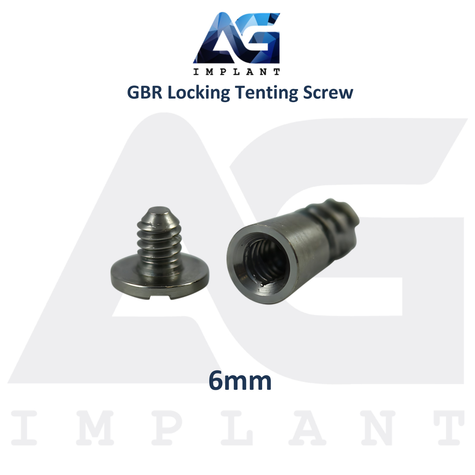 5 Dental Locking Tenting Screw Ø2.5mm GBR Membrane Titanium Fixation Sterile