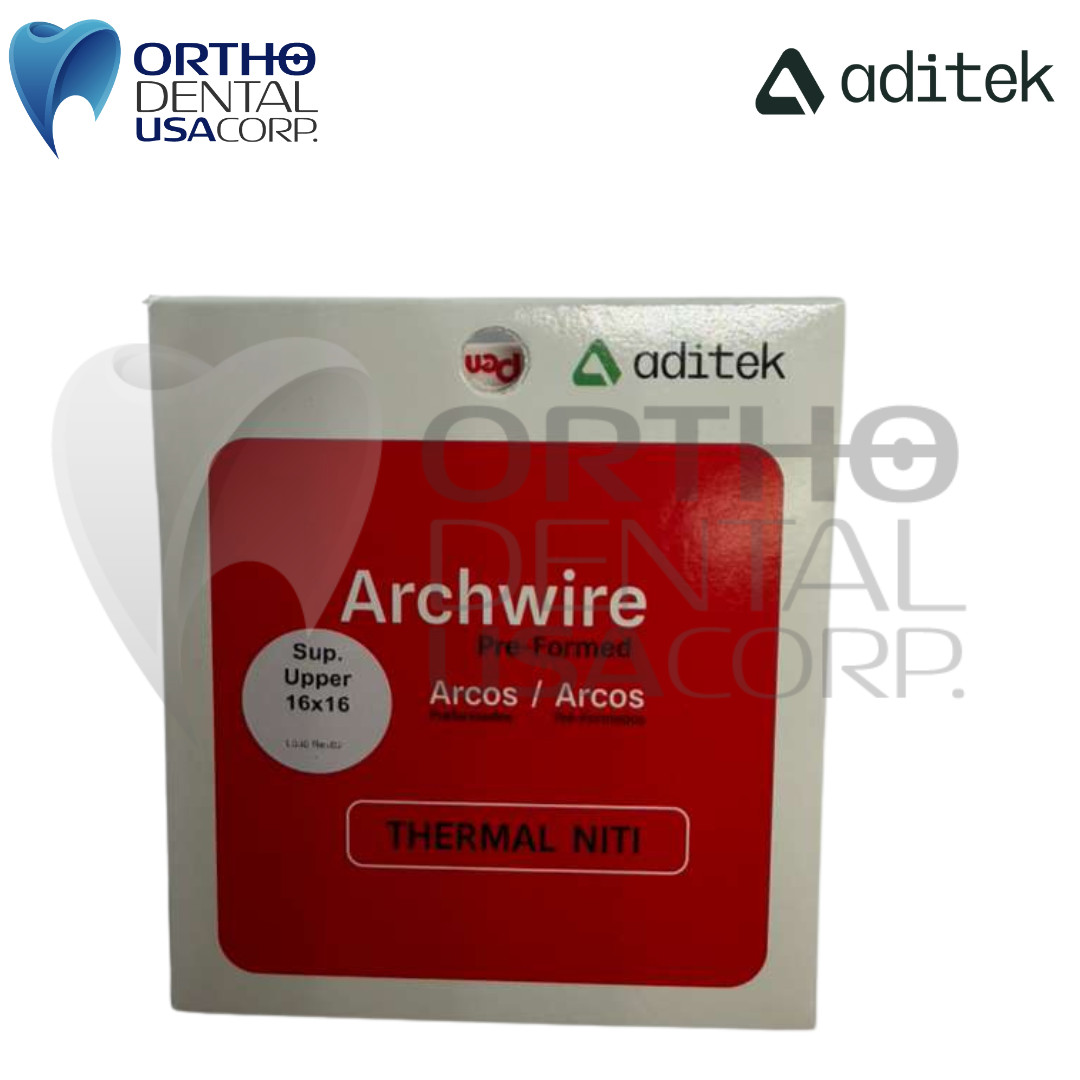 Thermal Niti Archwire Natural Upper 016×016 pack x 10 Orthodentalusa USA seller