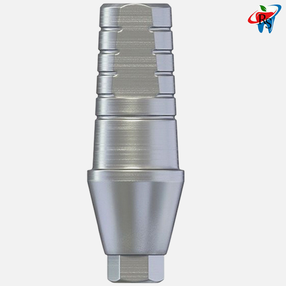 5x Dental Fixture Straight Shoulder Adapter Head Int Hex 2.42mm 1-4 Titanium