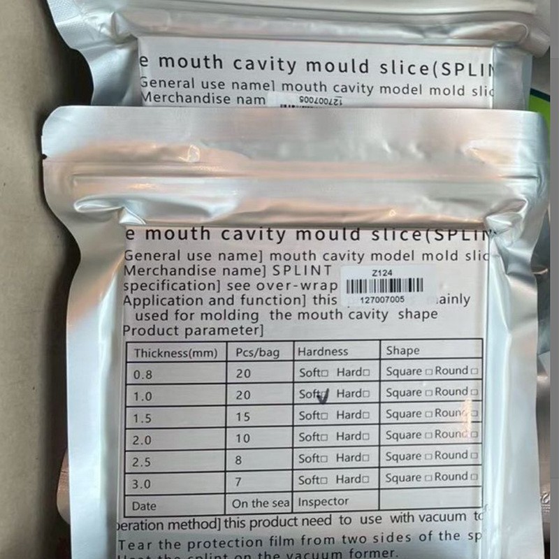 Dental Splint Orthodontic Invisible Braces Retainer Hard Soft Thermoforming Tool