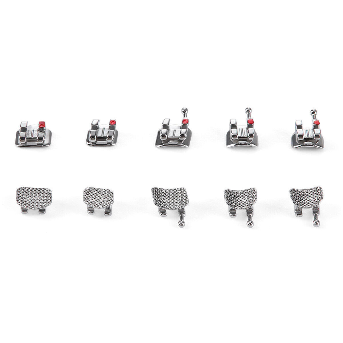 20X Soportes metálicos para ortodoncia Dental Mini Roth/MBT 022/018 ganchos 345