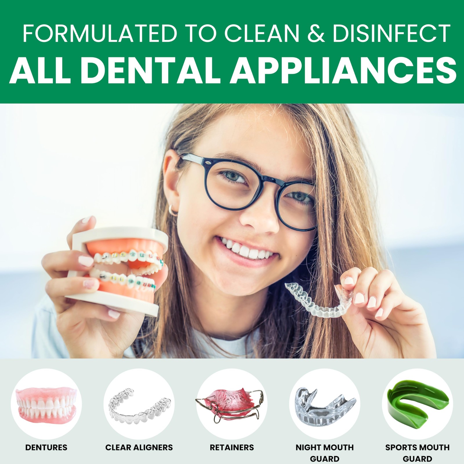 Pro Tech Retainer Cleaner – 180-220 Cleanings (0.17 Per 22 Count (Pack of 1)