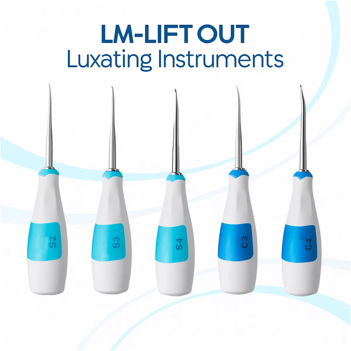 LM-LiftOut Luxating Instruments for gentle, controlled extraction pack of 1pcs