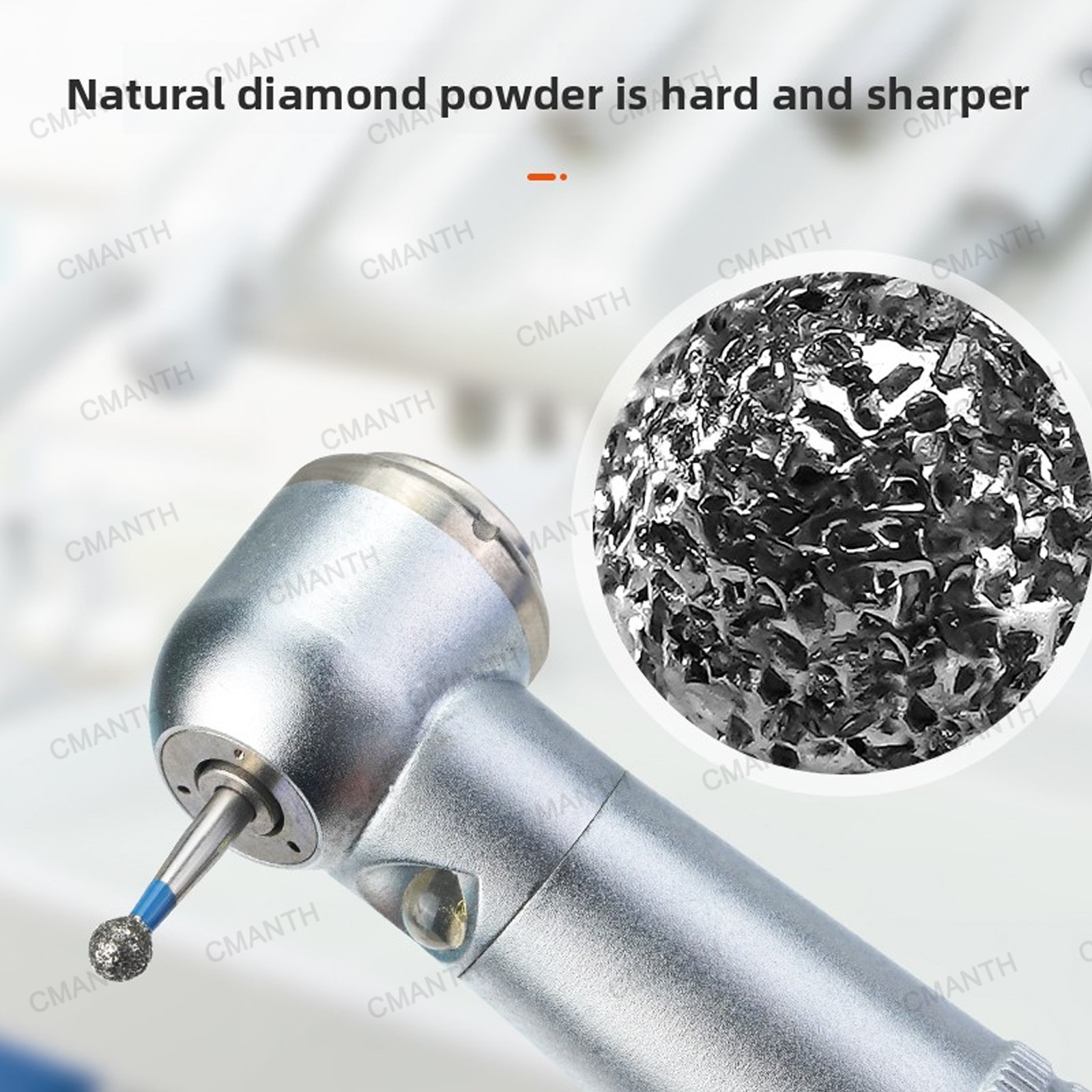 20PCS Dental Diamond Burs FG Friction Grip Polishing Bur Fine Grit For HighSpeed