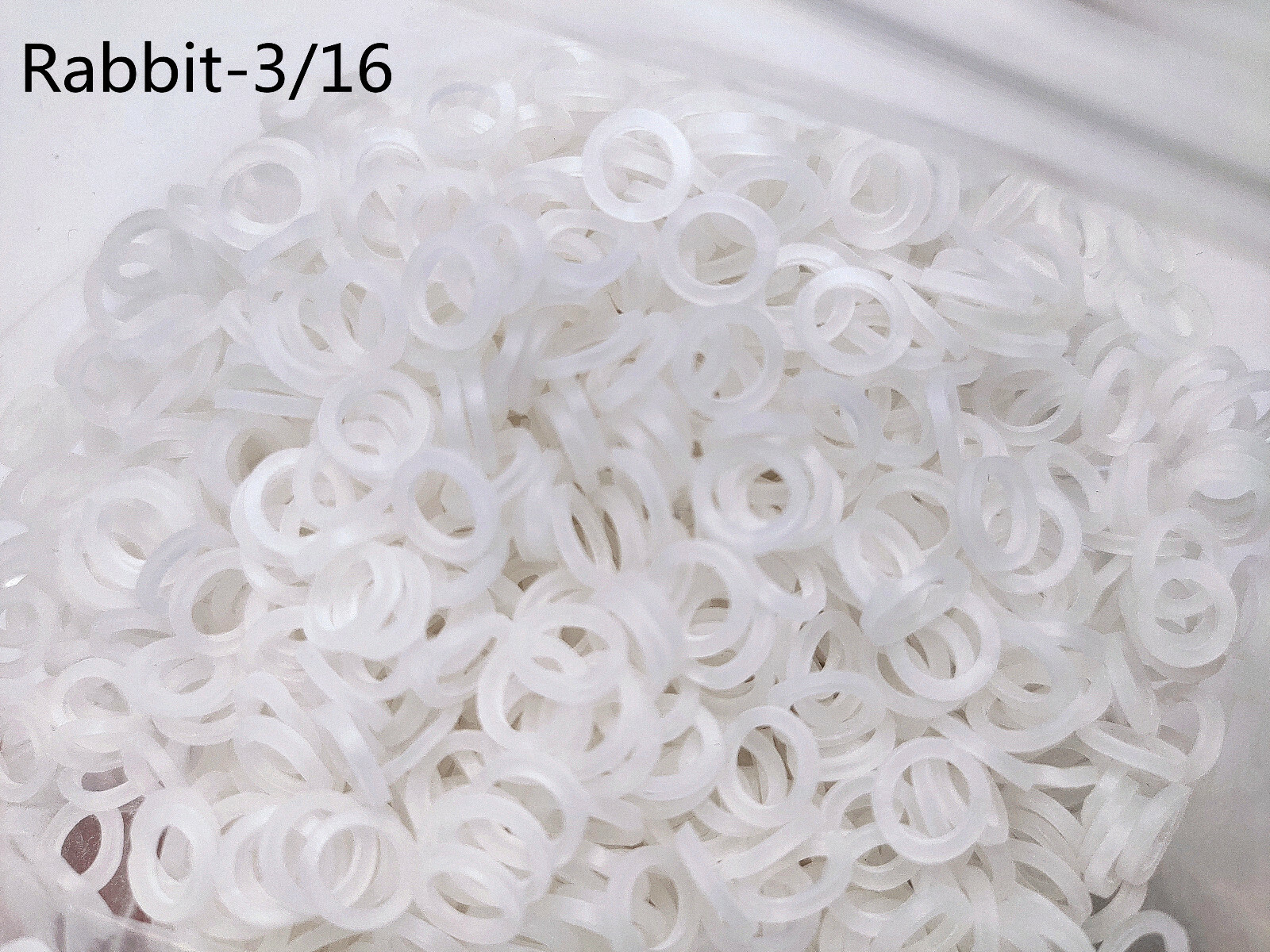 3.5OZ Dental Ortho Super Elastic Rubber BandS Ligature Ties Transparent 5 Sizes