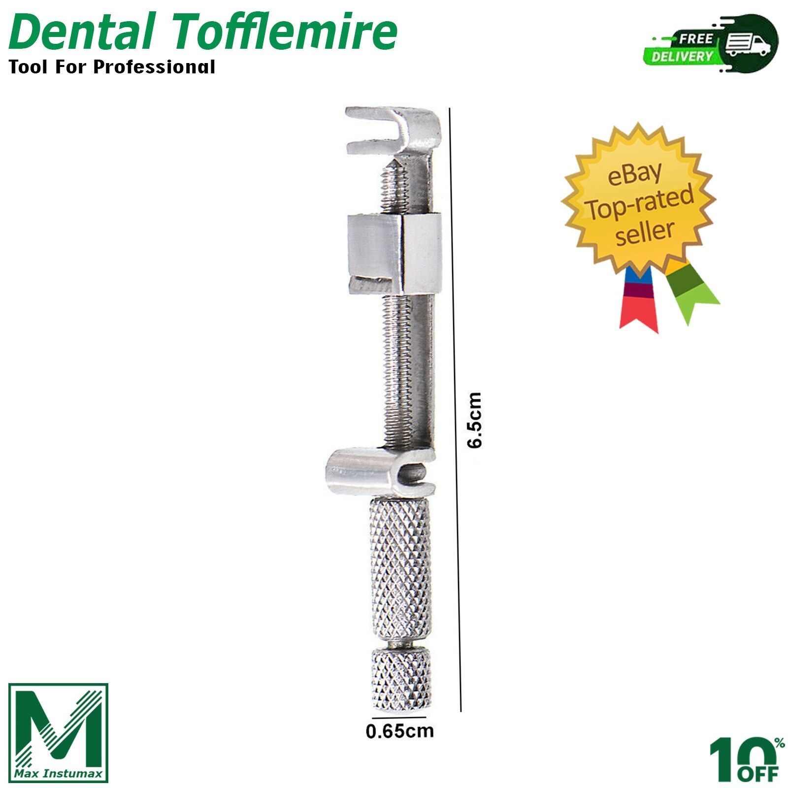 4PCS Dental Matrix Tofflemire Retainer Clip Universal Bands Stainless Steel