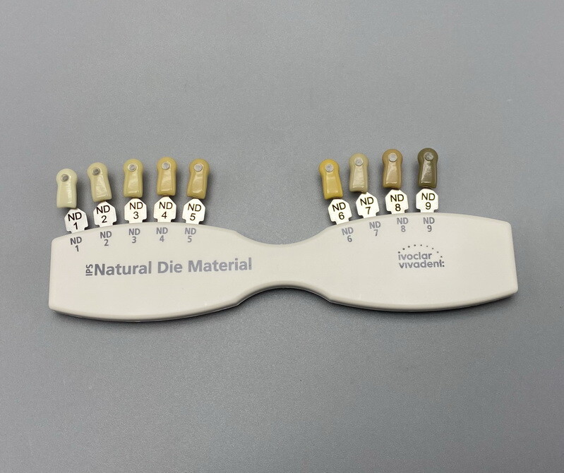 Ivoclar Vivadent Dental Teeth Bleaching Shade Guide ND 9 A-D 20 IPS Natural Die