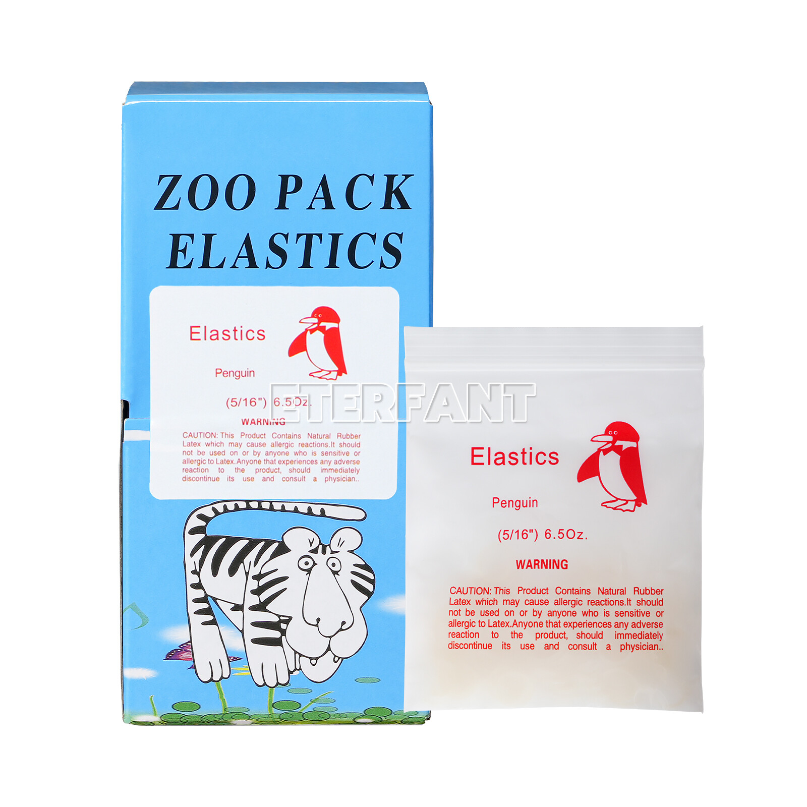 5000PCs ETERFANT Dental Orthodontic Elastics Rubber Bands Latex Brace 6.5oz 5/16