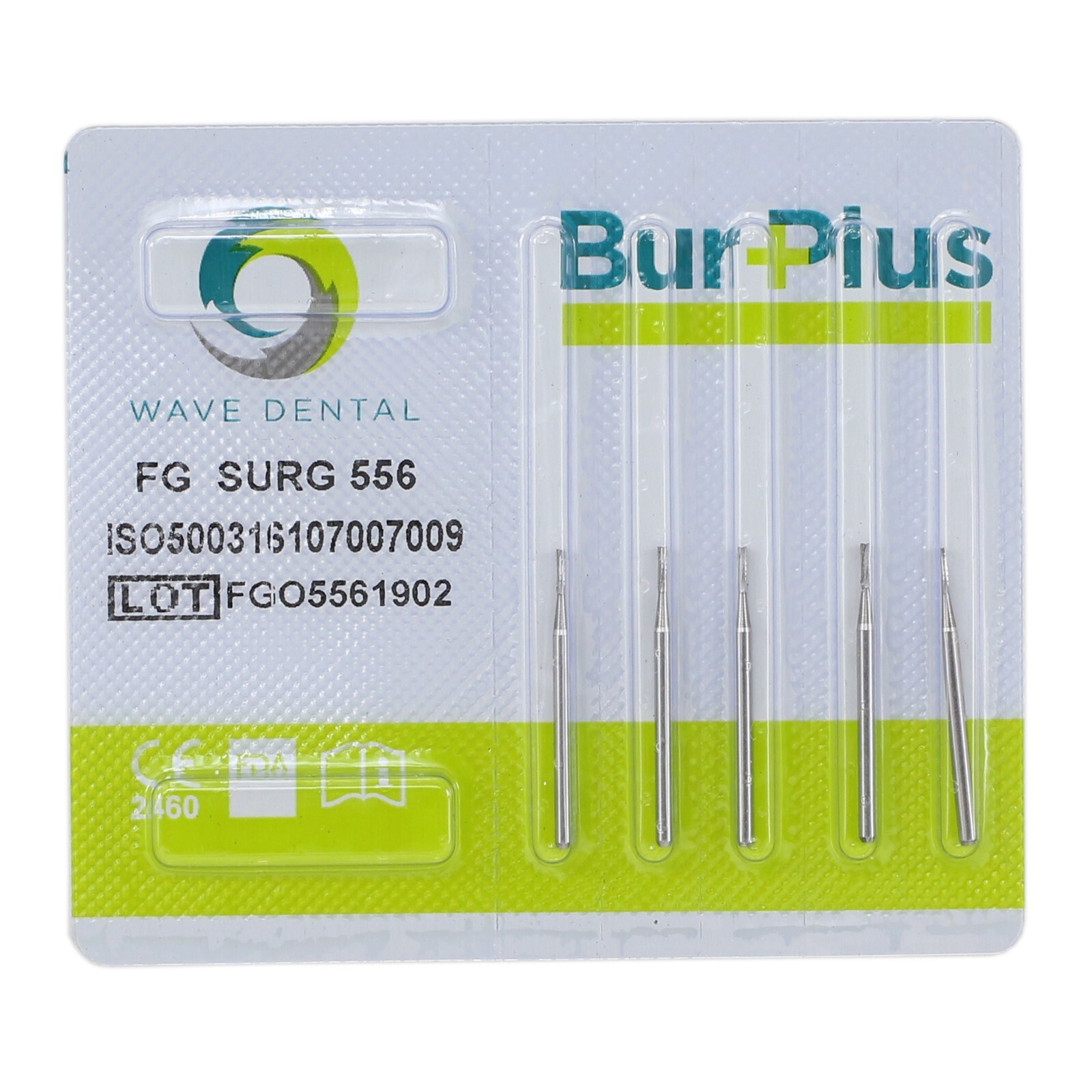 Wave Dental Surgical Carbide Burs 557 557L 702 701 Long FG SURG High Speed 25mm