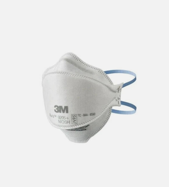 3M N95 Aura 9205+ 15 MASKS NIOSH Approved N95 Particulate Respirator Face Masks