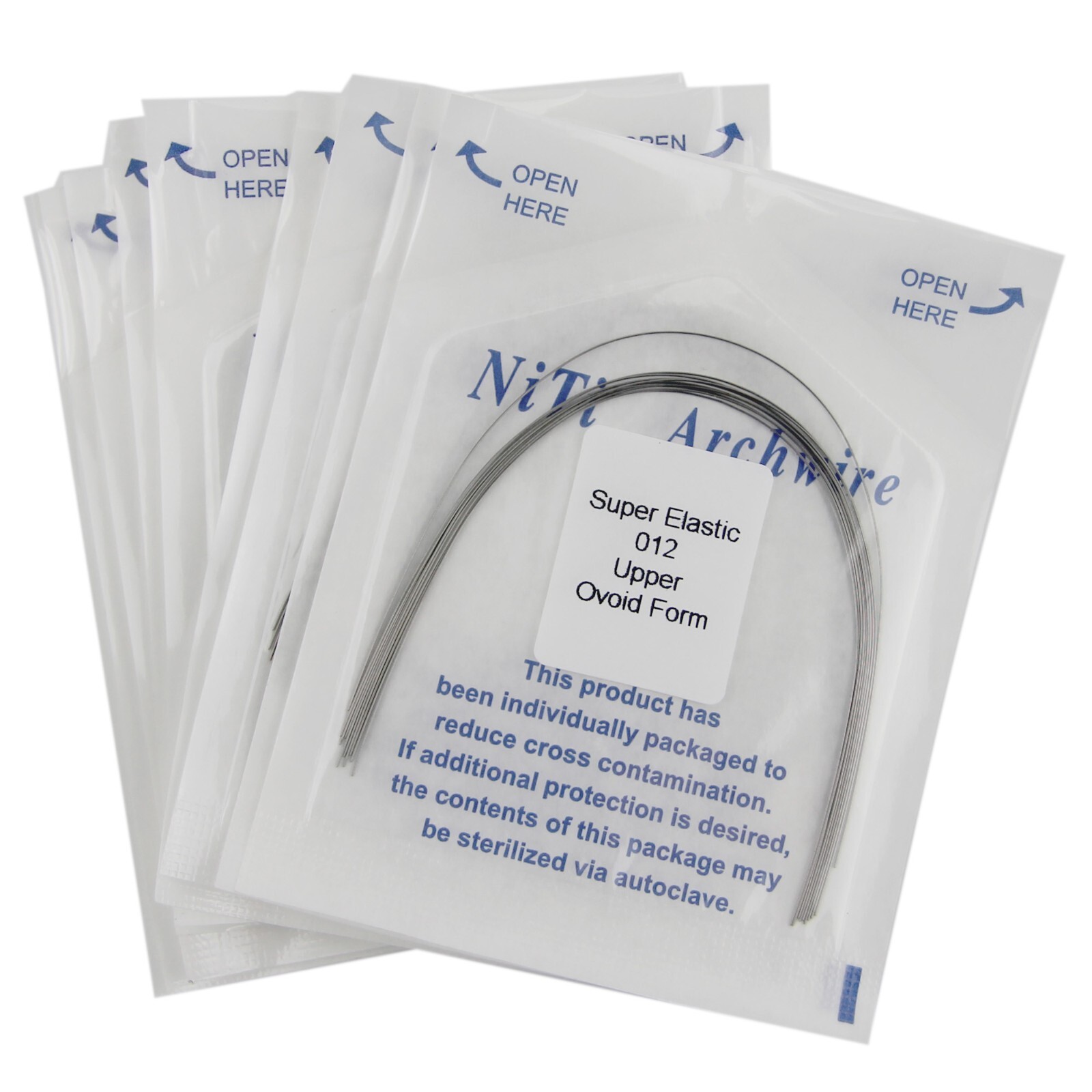 100pcs Dental Orthodontic Arch Wires Niti Rectangular Round Arcos de Ortodoncia