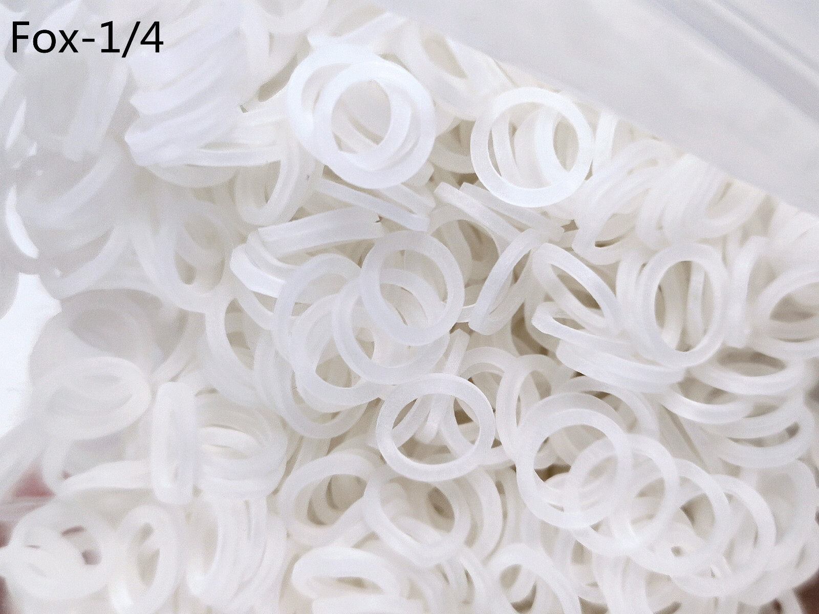 3.5OZ Dental Ortho Super Elastic Rubber BandS Ligature Ties Transparent 5 Sizes