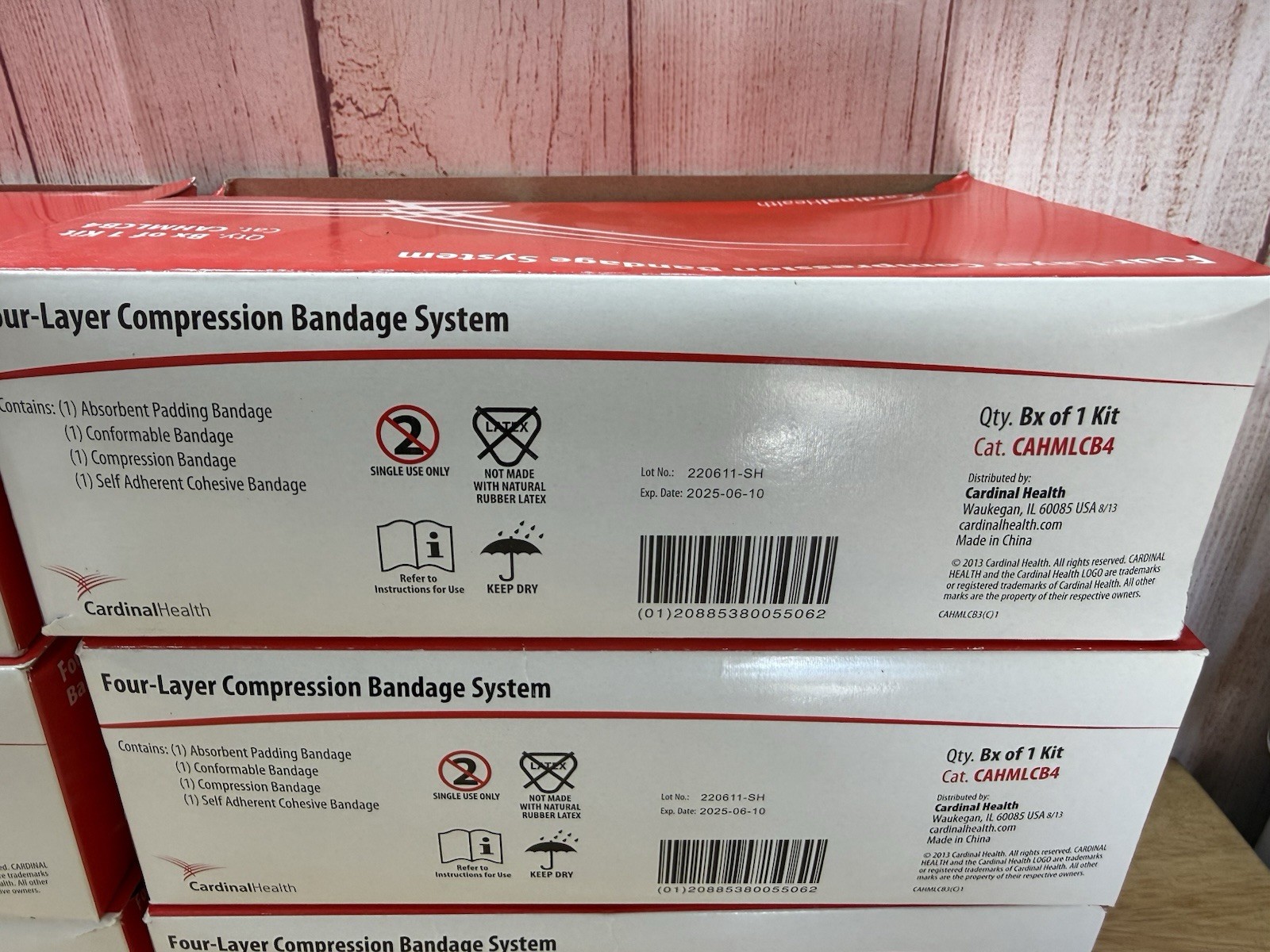LOT 6X – Cardinal Health Four-Layer Compression Bandage System CAHMLCB4 NIB