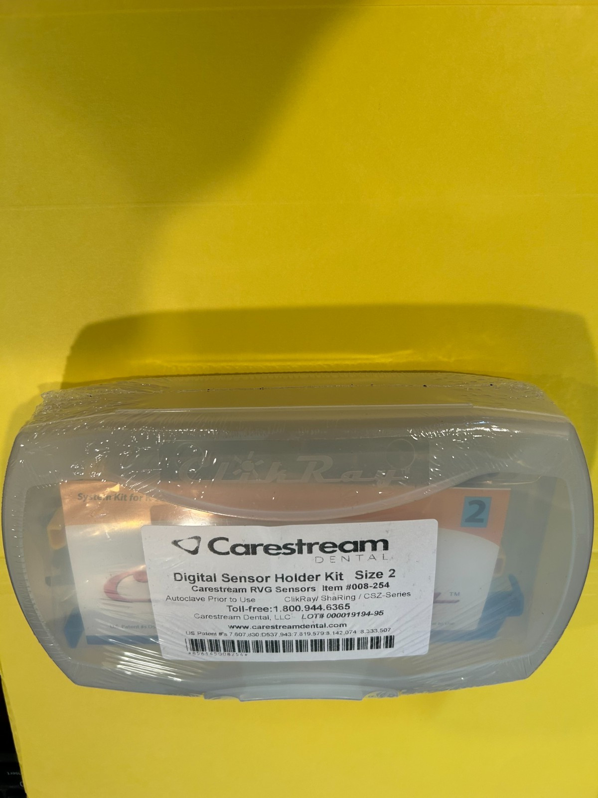 Dental Carestream Digital RVG Sensor Holder Kit Size 2 NEW Holders 008-254