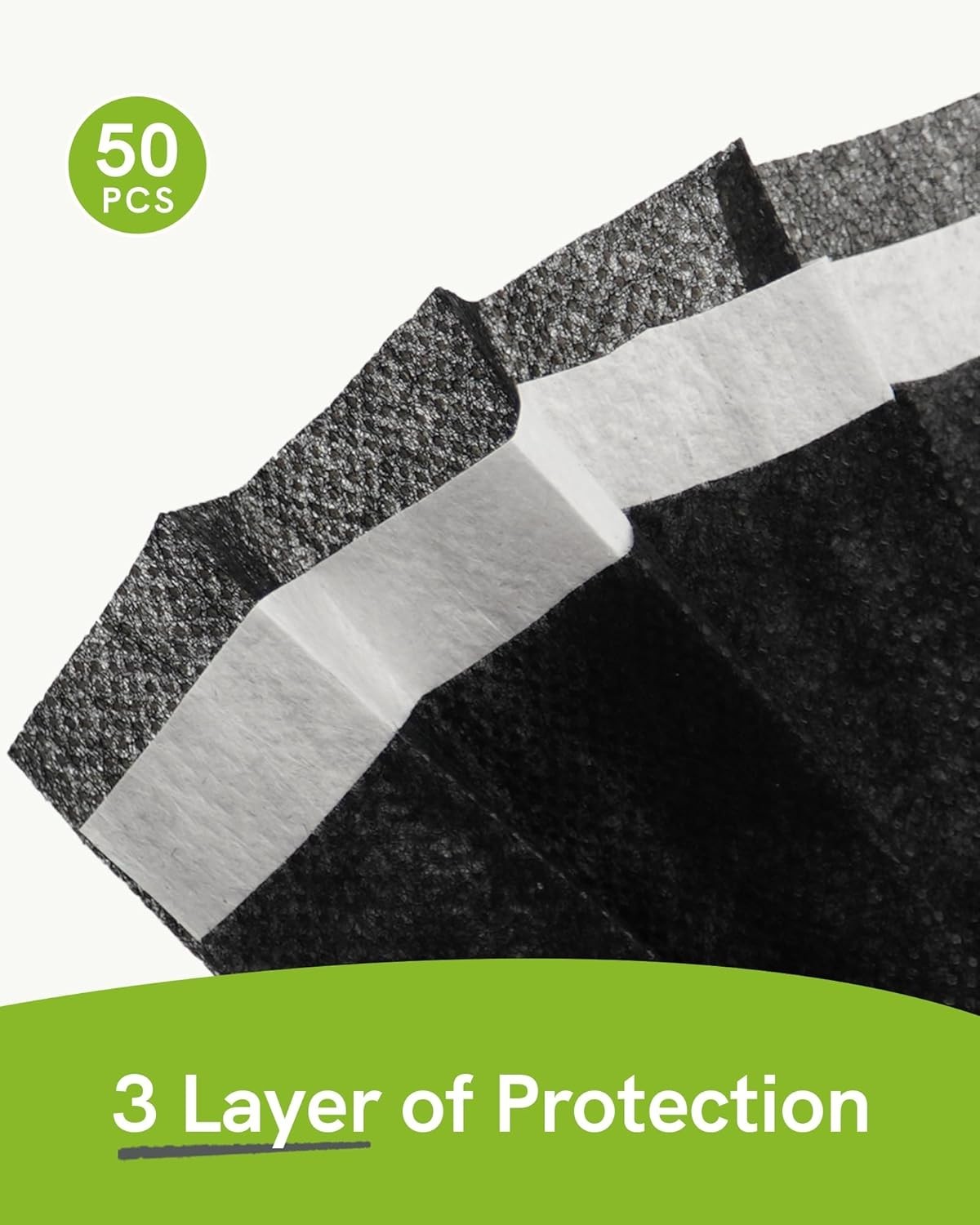 Disposable Face Masks, 3-Ply ASTM Level 3 Medical Grade, FSA/HSA Eligible, Br…
