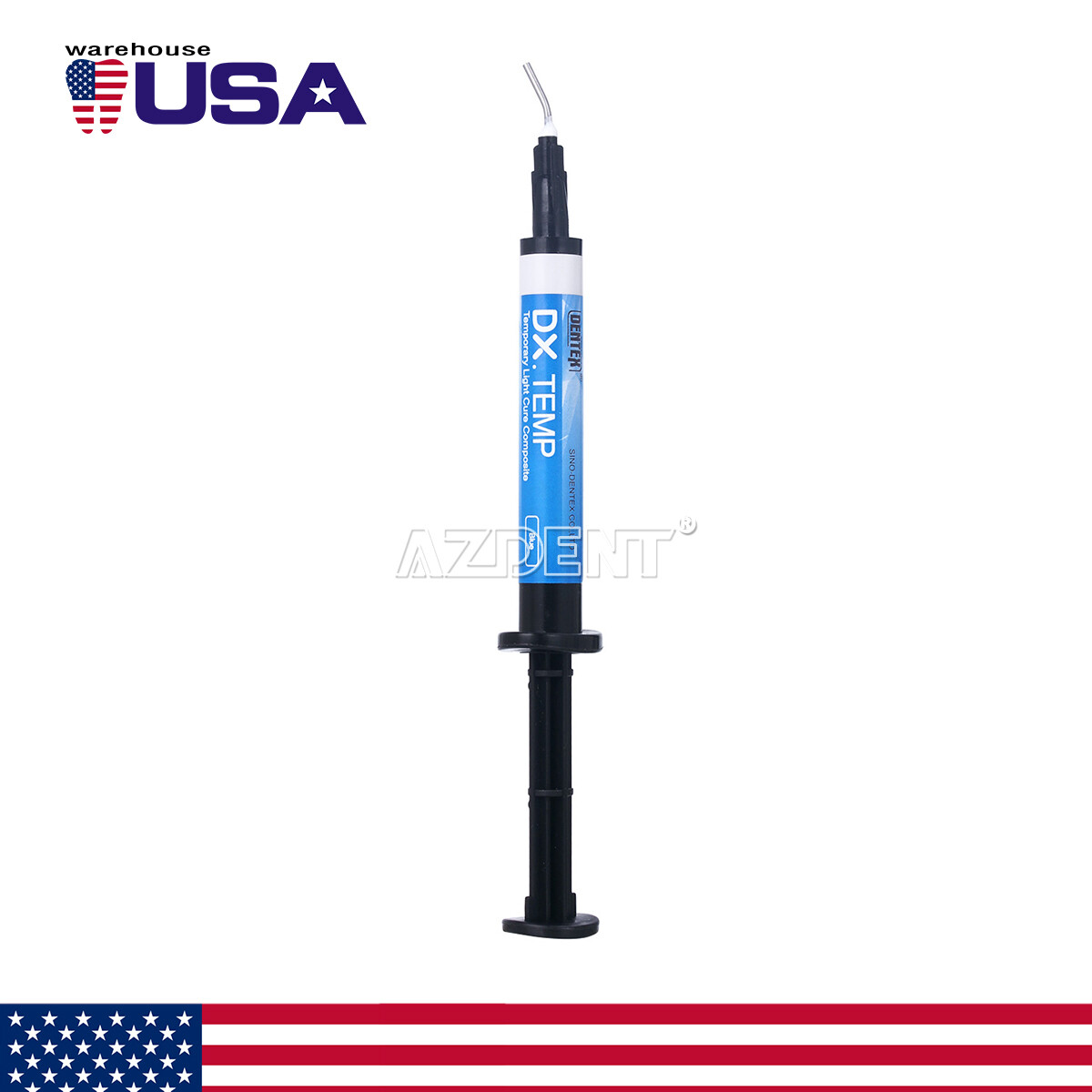 Dentex Dental Temporary Flowable Resin Prepare Filling Teeth Cavity Blue Color