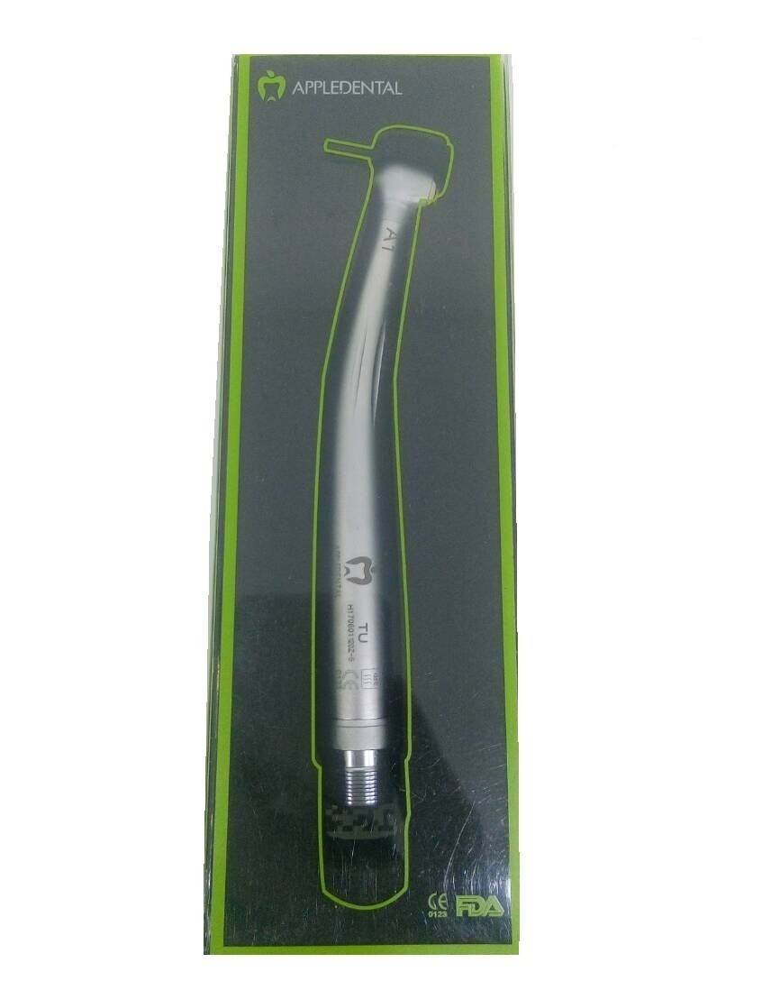 Apple Dental 2 Hole Push Button Turbine Airotor Handpiece Improved (TU).