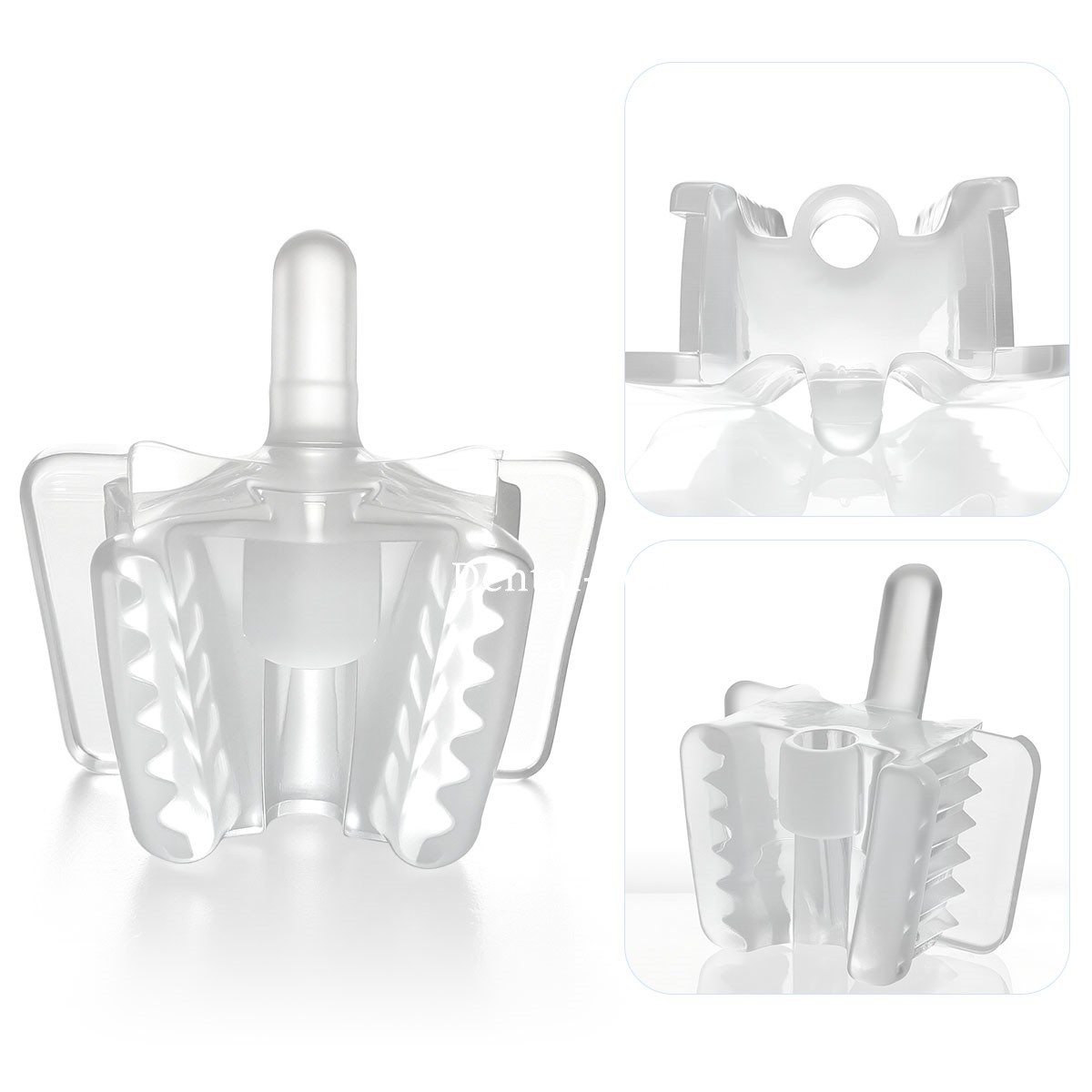 Dental Silicone Mouth Support Holding Saliva Ejector Suction Tip Occlusal Pad