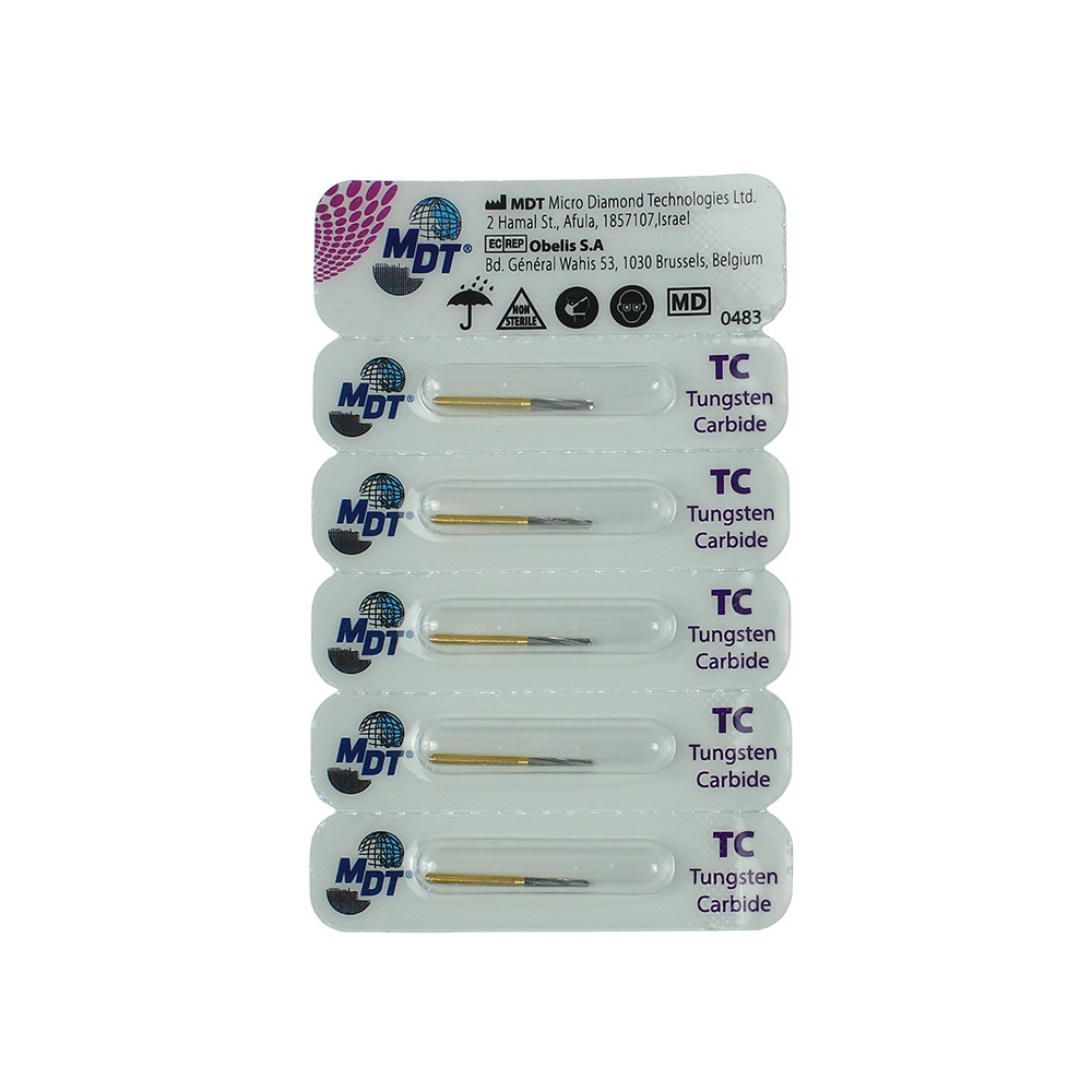 Dental MDT Cr0wn Prep FG Tungsten Carbide Burs Flat 172, Round 546