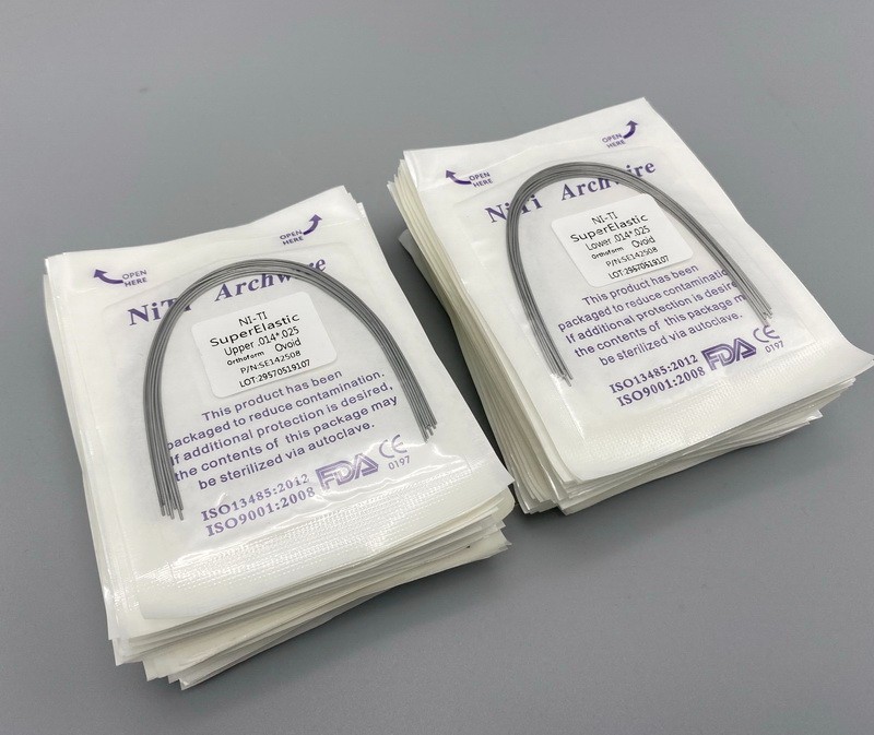 Dental Ortho Teeth Braces Bracket Archwires Super Elastic Ni-Ti Arch Wires Ovoid