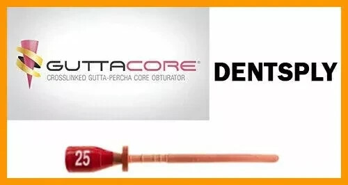 GUTTACORE OBTURATORS SIZE #25 PACK OF 30 OBTURATORS TULSA DENTAL FREE SHIPPING
