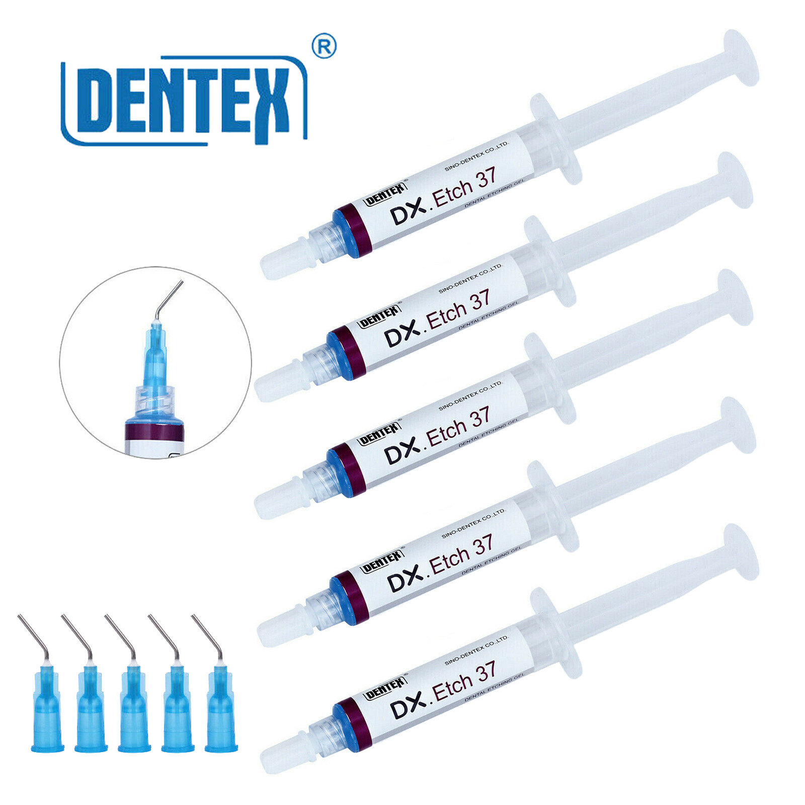 5X dentex dentale dell’acido fosforico 37% Silica Blue Gel per adesivo & resina
