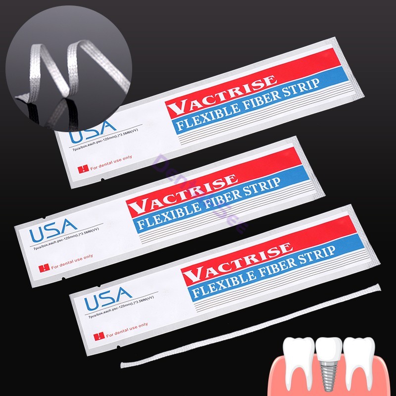Dental Fiber Strip Composite Flexible Glass Splint Light Cure Bonding Ribbon USA