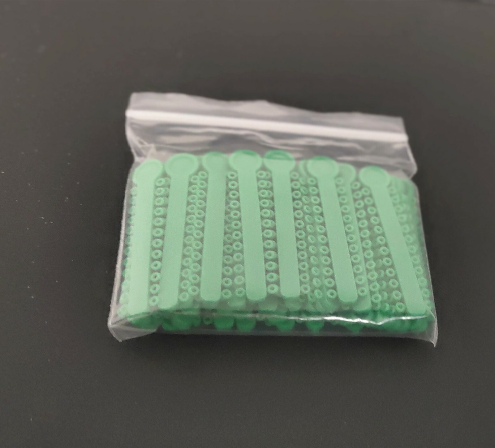 2 Packs Dental Green Color Elastic Ligature Ties Rubber Bands 1008Pcs/Pack