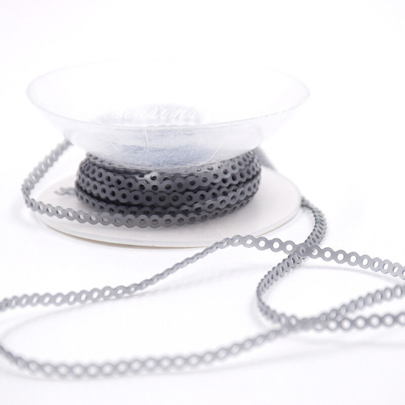 Dental Power Chain Elastic Band Long/Short/Continuous Clear/White/Gray 15FT/4.57