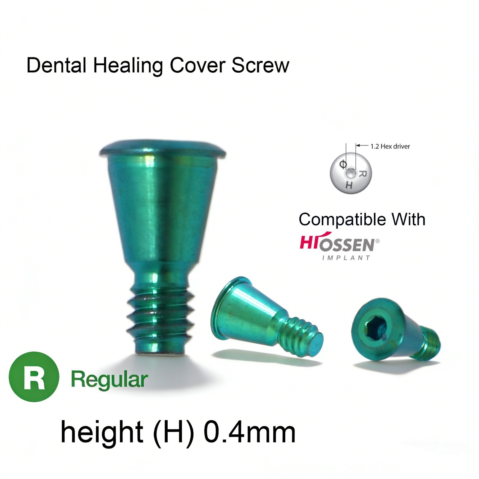 US Mini Regular Hex Platform Dental Healing Abutment Fits Osstem TS Hiossen ET