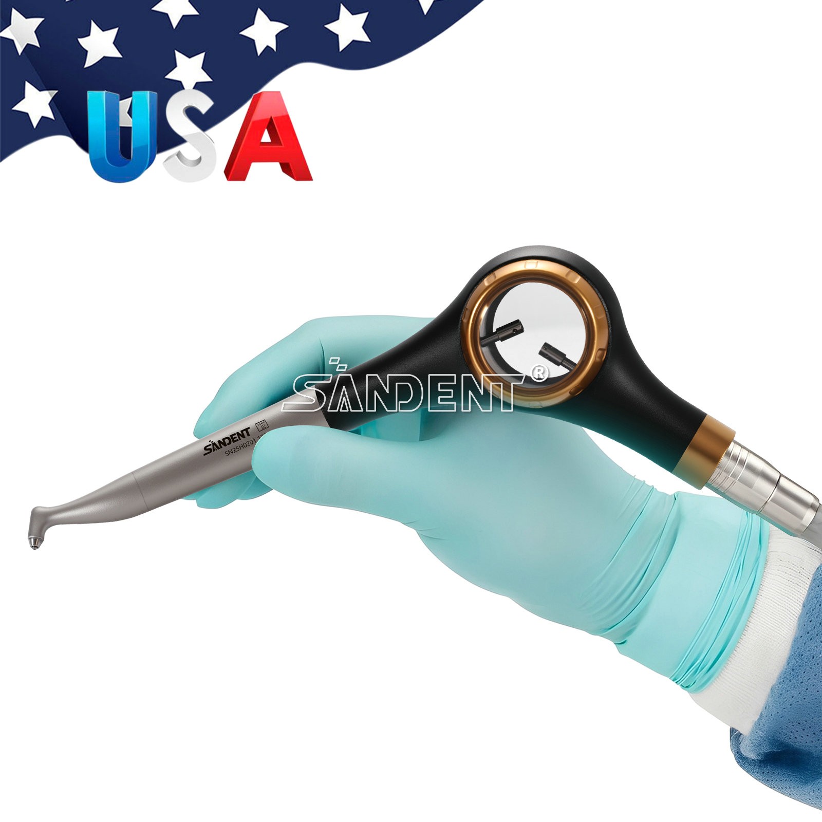 SANDENT Dental Air Polisher Supragingival Handpiece dt