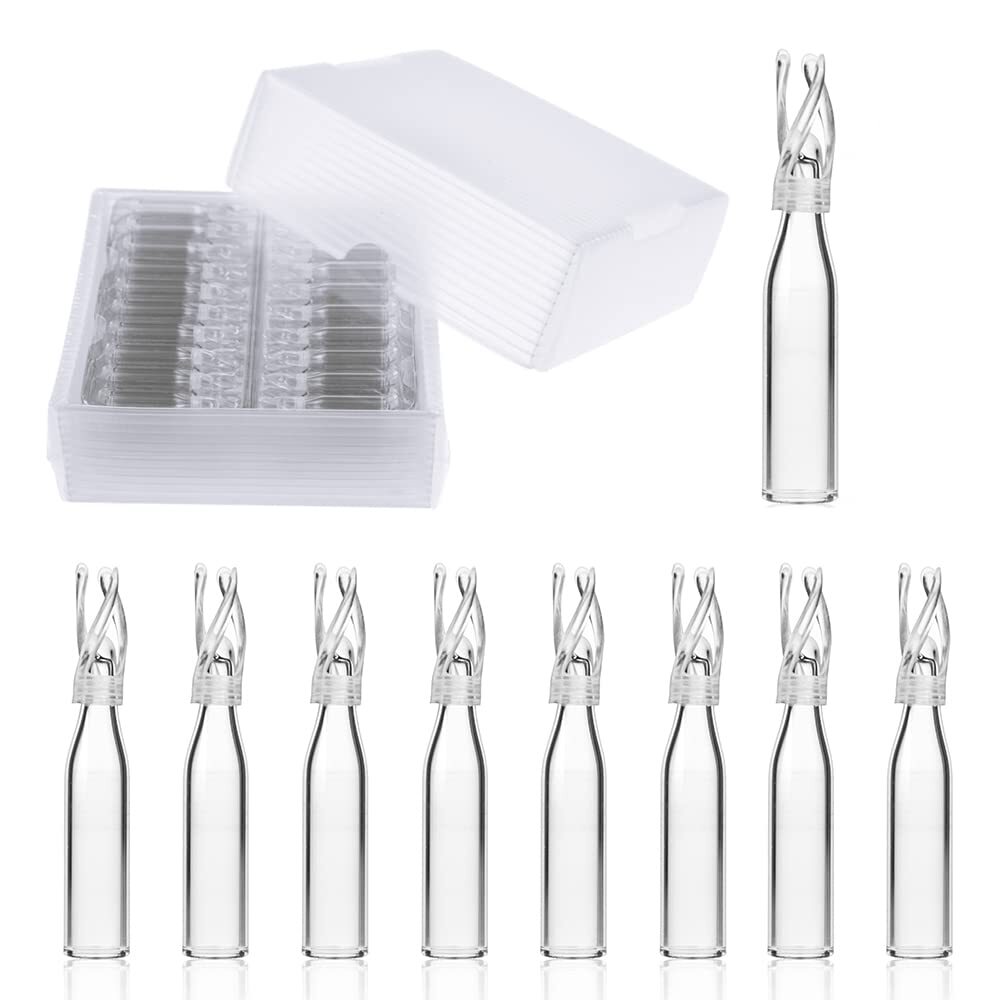 2mL Autosampler Amber Vials 9-425 Screw Cap|250ul Vial Inserts Micro-Insert