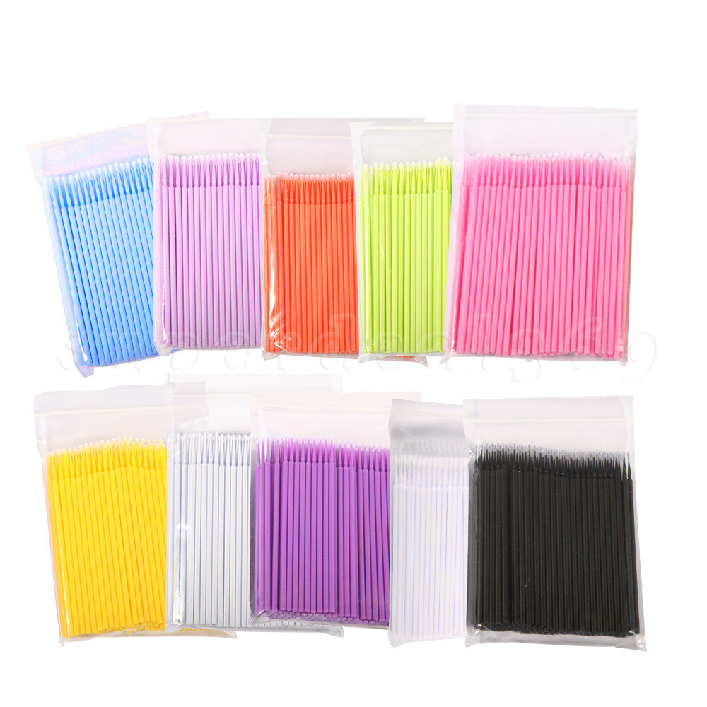 100pcs/pack Dental microbrush micro brush applicator tip regular/fine/ultrafine