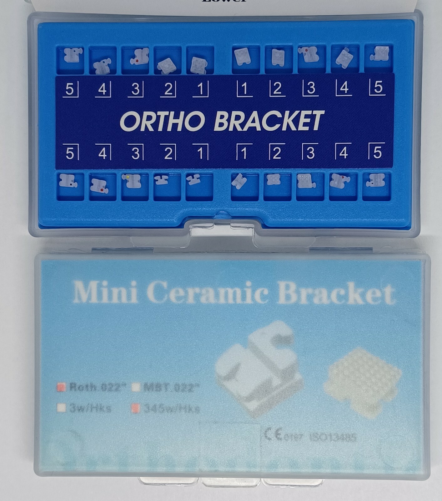 Economic With HOLES on the Base Ceramic ROTH .022″Brackets, hook 345 BCEM-21-24N