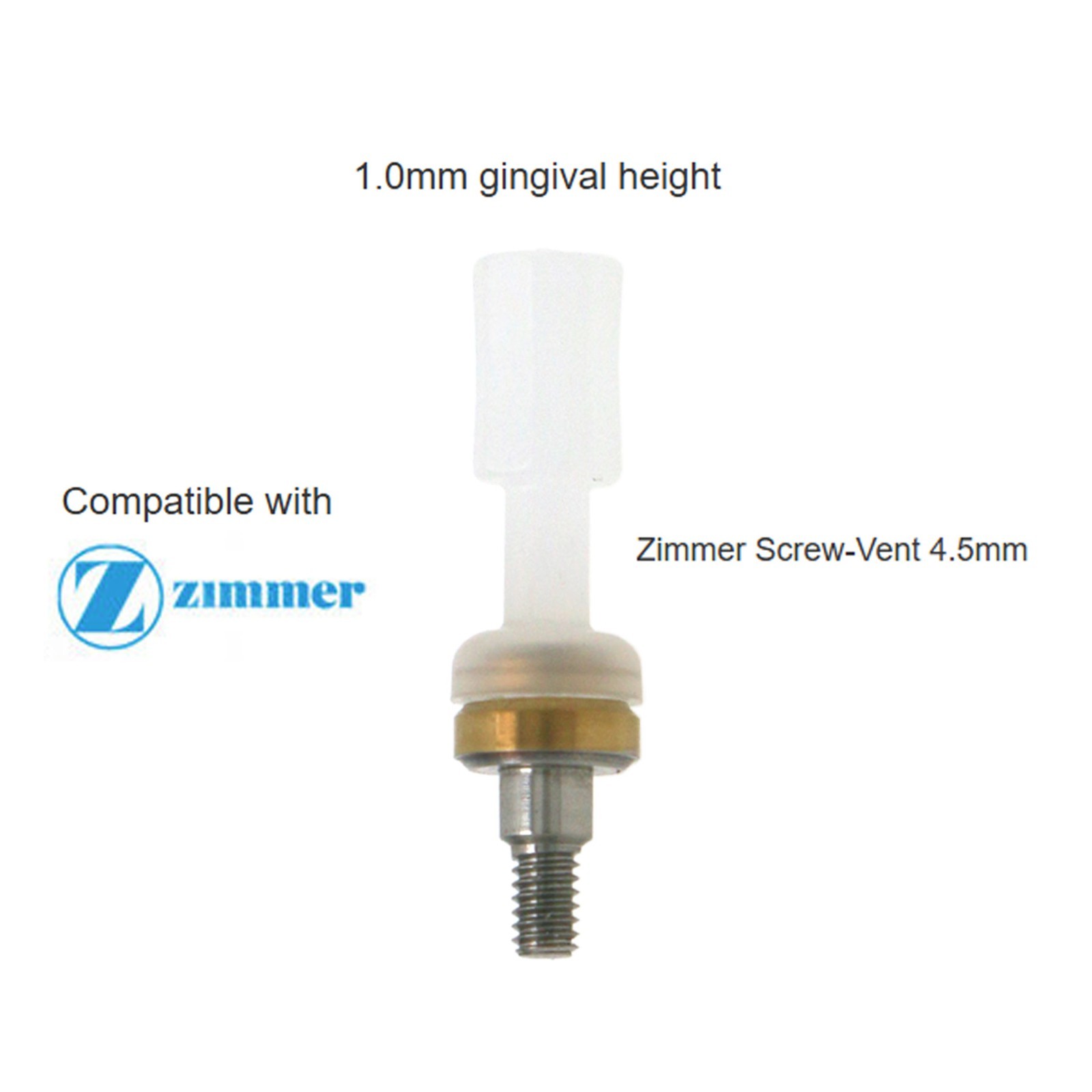 1Pcs Implant Removable Locat0r Abutment Diameter Ø3.5mm/4.5mm,For Zimmer MIS