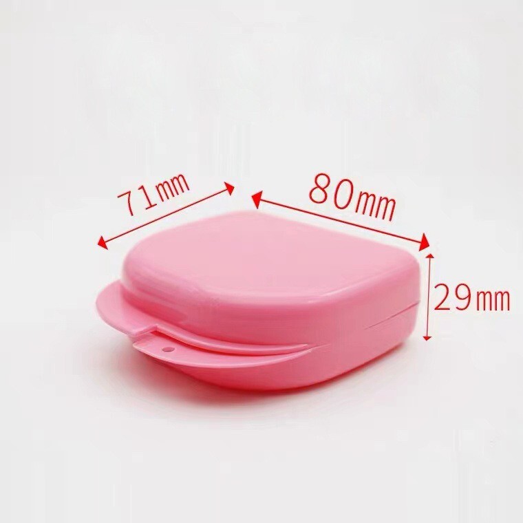 Dental Orthodontic Retainer Denture Storage Box Case Mouthguard Container Colors