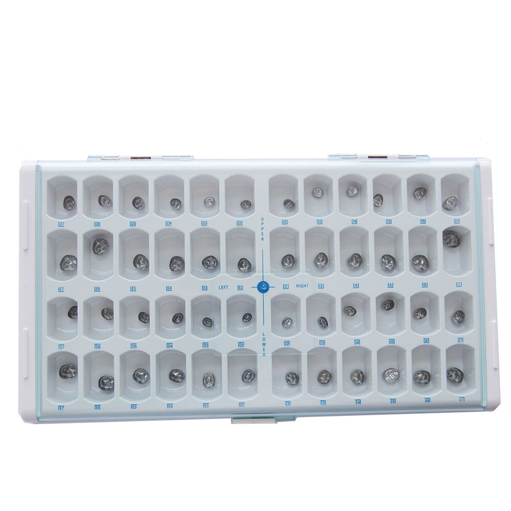 48/96PCS Dental Crown Primary Molar Pediatric Crowns Kids Adult stainless steel
